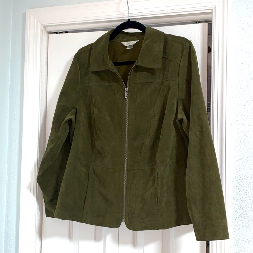 CJ Banks Green Jacket X 14